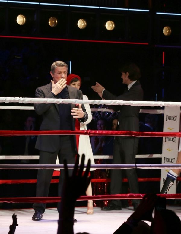 Sylvester Stallone and Company Photo