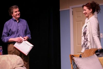 Kent Phillips as Leo and Holly Rose as Faye Photo