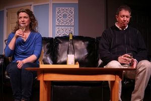 Brynne Garman as Jennie and Robert Alan Barnett as George Photo