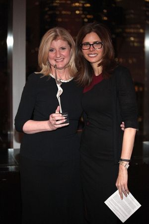 Arianna Huffington, Desiree Gruber Photo