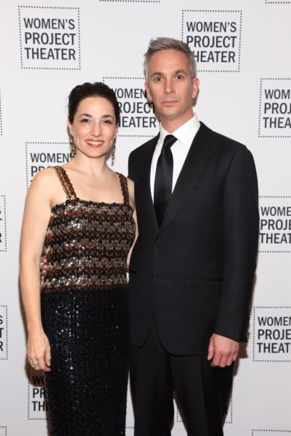 Cassandra Delviccio, Robert Airhart at Arianna Huffington, Sharon Bush & Joan Vail Thorne Honored at Women's Project Theater's Women of Achievement Gala