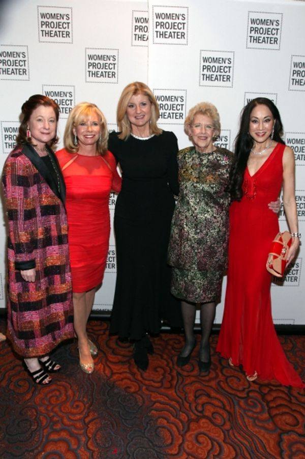 Julie Crosby, Sharon Bush, Arianna Huffington, Joan Vail Thorne, Lucia Hwong-Gordon Photo