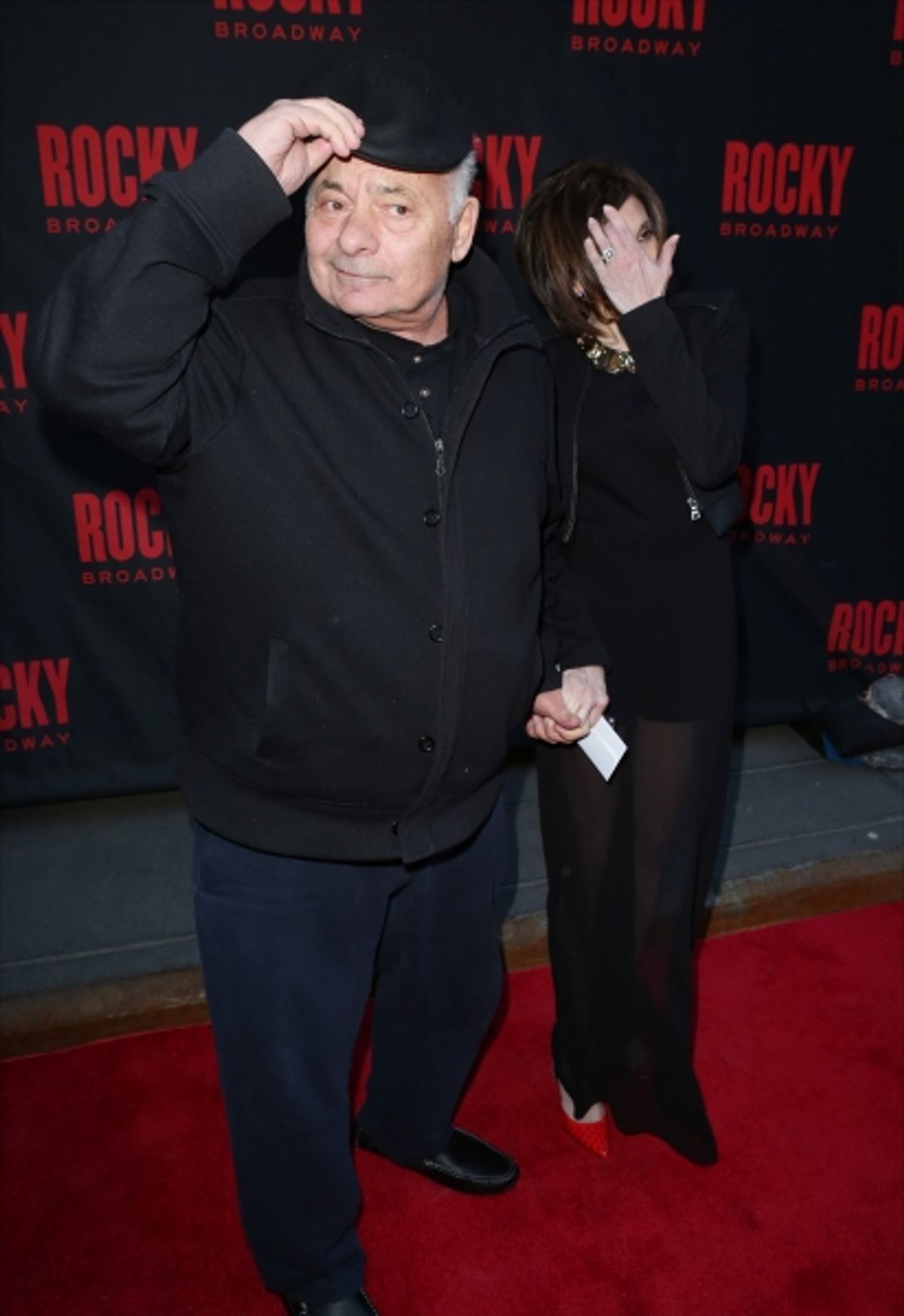 Burt Young and Lisa Scuteri at 