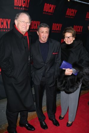 Producer Joop Van Den Ende, Sylvester Stallone and Janine Van Den Ende Photo