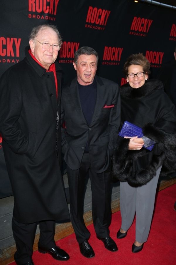 Producer Joop Van Den Ende, Sylvester Stallone and Janine Van Den Ende Photo
