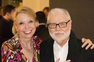 Julie Halston and her husband, Ralph Howard Photo