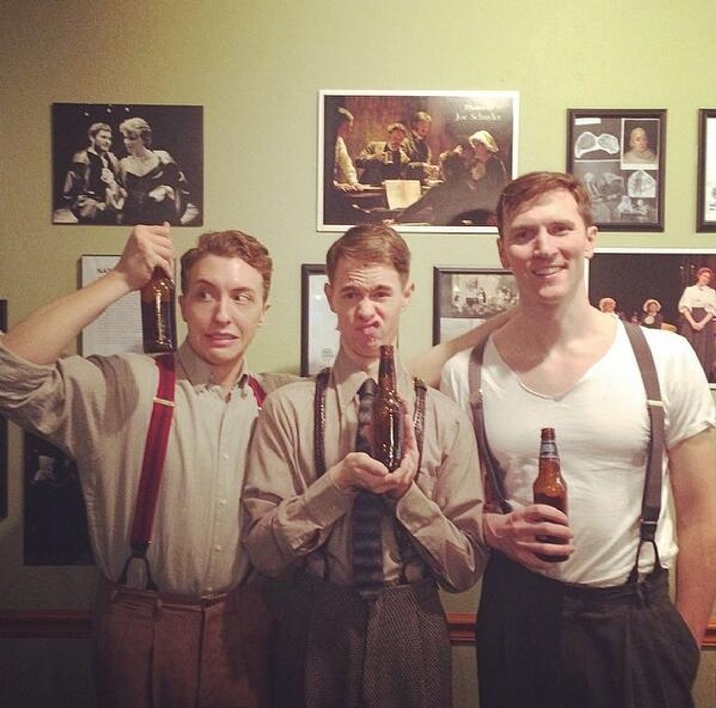 Photo Flash: Saturday Intermission Pics, 3/15 - Getting Ready for St. Patrick's, 50 SHADES Welcomes HEATHERS, and More!  Image