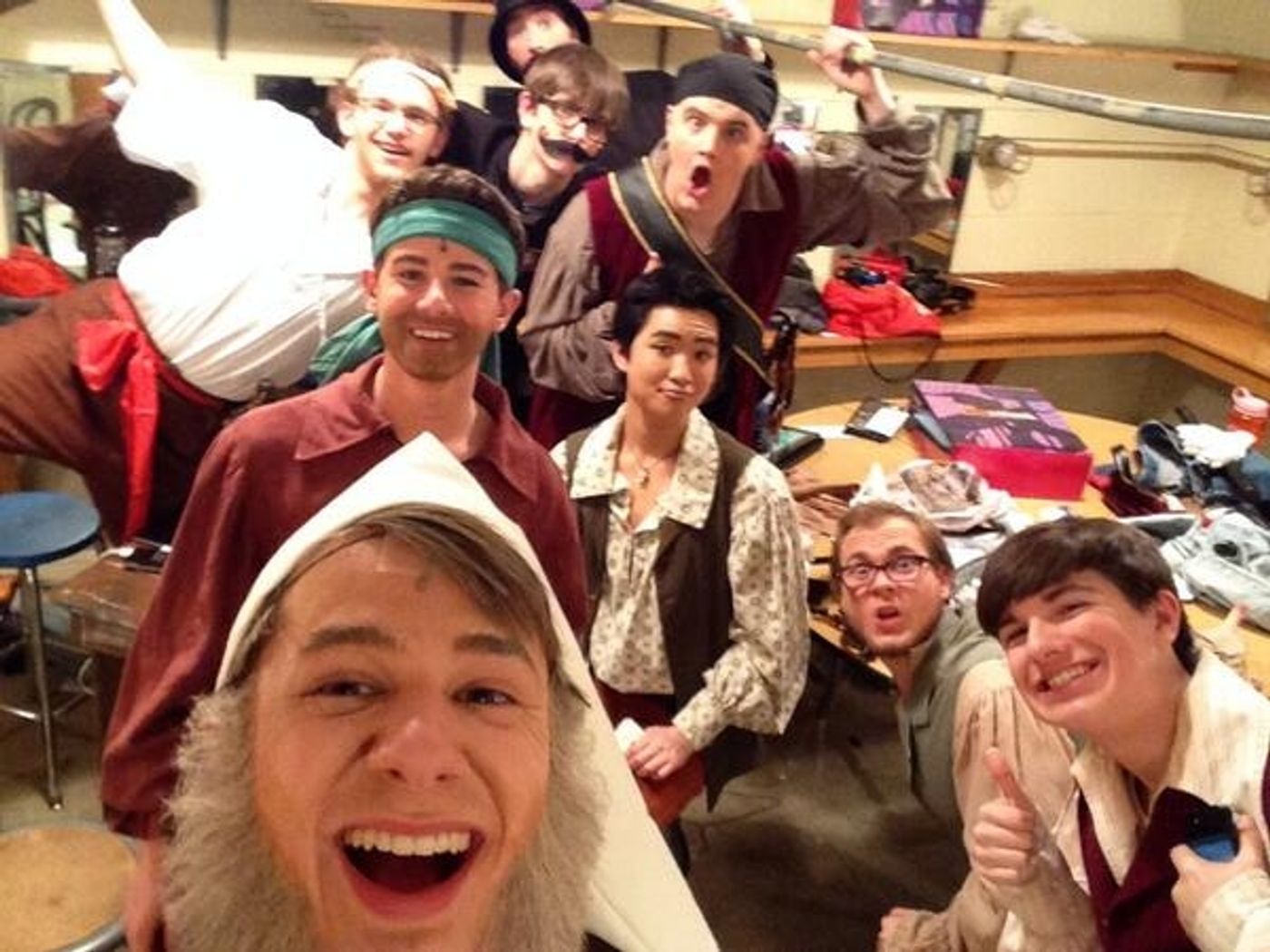 Photo Flash: Saturday Intermission Pics - March 15 - Part 2 - BULLETS OVER BROADWAY's First SIP; Plus 'THREEPENNY,' DISASTER! & More! Photo Flash: Saturday Intermission Pics - March 15 - Part 2 - BULLETS OVER BROADWAY's First SIP; Plus 'THREEPENNY,' DISASTER! & More! Image