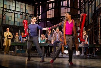 Andy Kelso, Billy Porter, and Jeanna de Waal  Photo