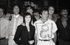 Joe Piscopo, David Brenner, Richard Belzer, Pat Benatar, Robin Williams, Neil Giraldo Photo