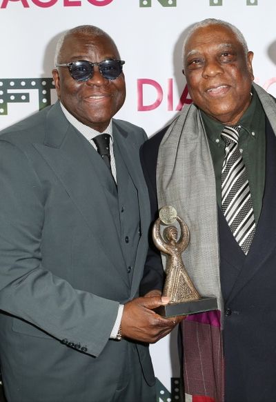 Voza Rivera and Woodie King Jr.  Photo