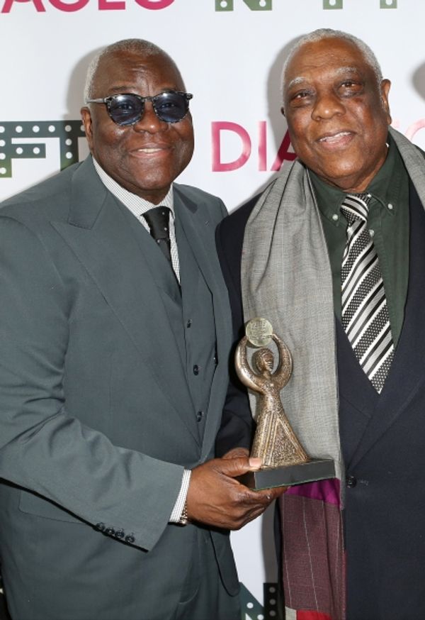 Voza Rivera and Woodie King Jr.  Photo