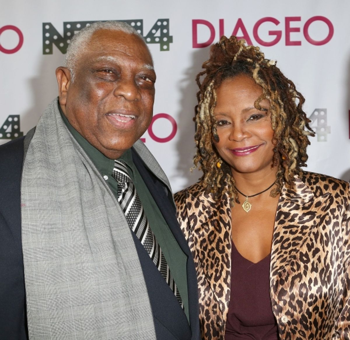 Woodie King Jr. and Tonya Pinkins  at 