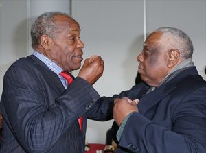 Danny Glover and Woodie King Jr. @ BroadwayWorld Danny Glover and Woodie King Jr. Photo
