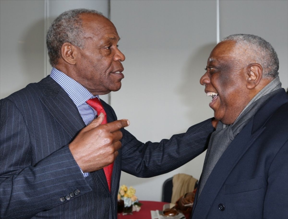 Danny Glover and Woodie King Jr. at 