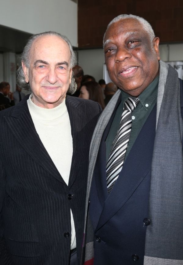 Playwright Lyle Kessler and Woodie King Jr.  Photo