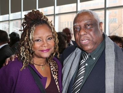 Tonya Pinkins and Woodie King Jr.  Photo