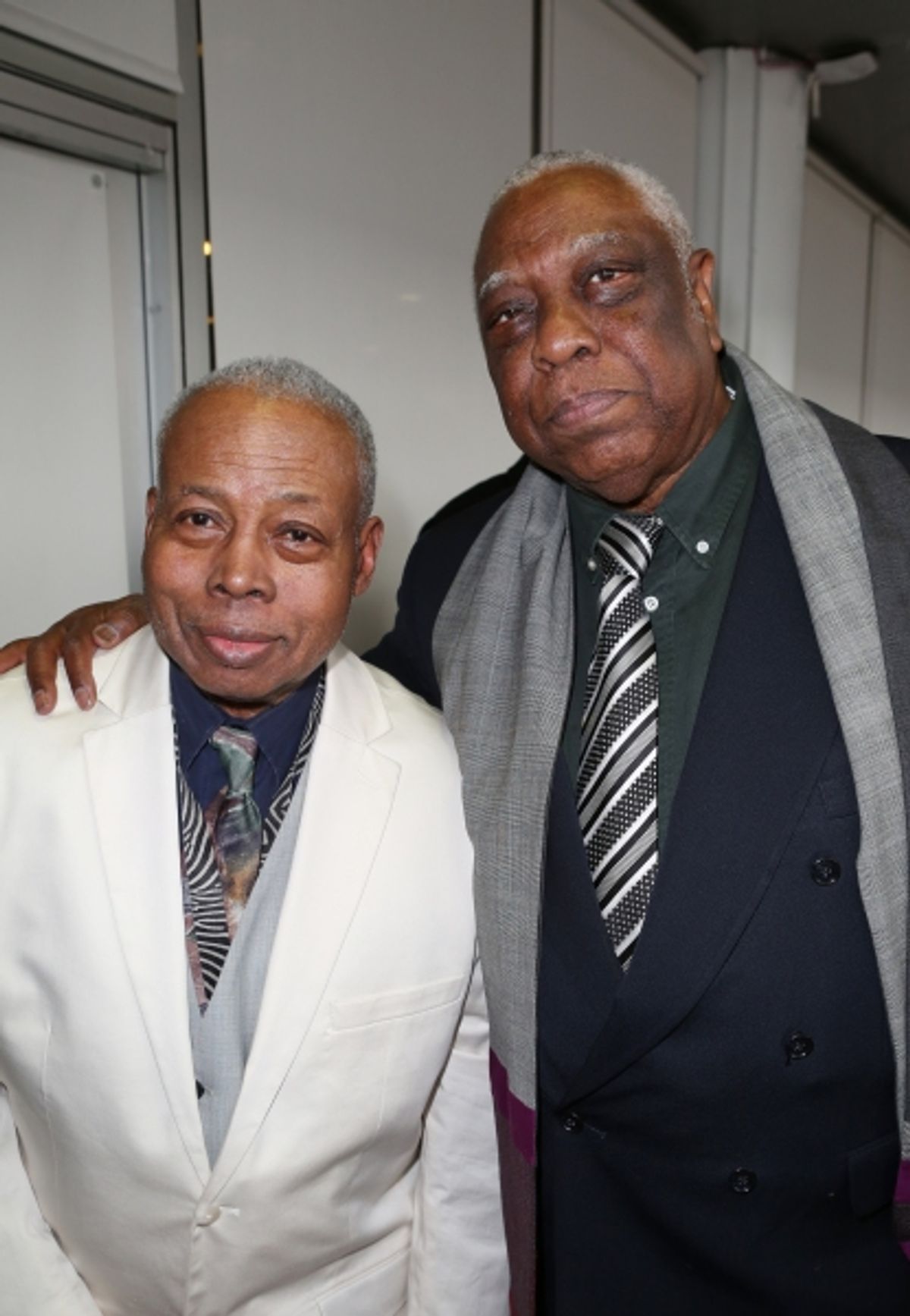 Playwright Ed Bullins and Woodie King Jr.  at 