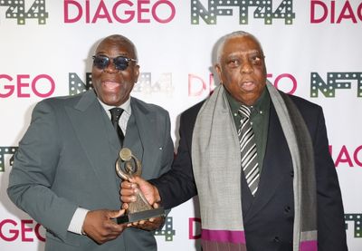 Voza Rivera and Woodie King Jr.  Photo