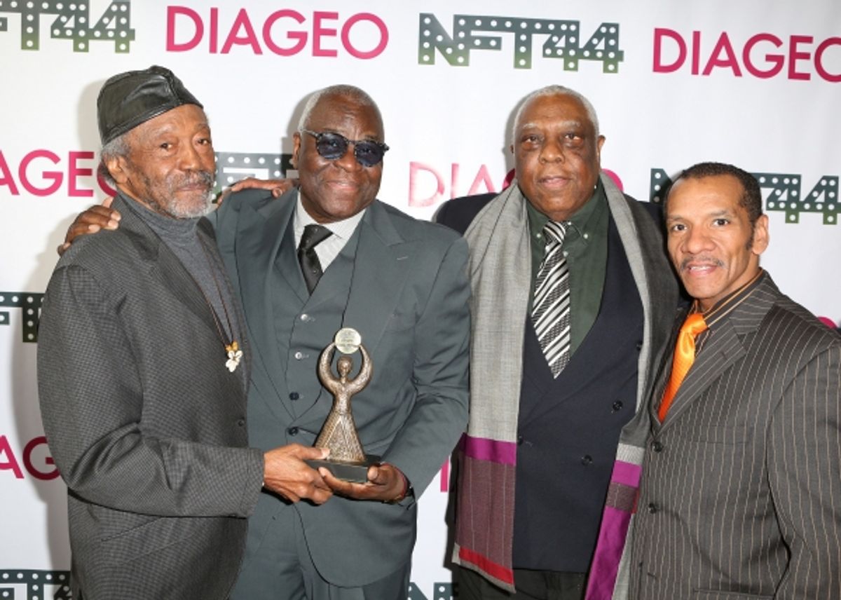 Otto Neals, Voza Rivers, Woodie King Jr. and Ralph Carper at 