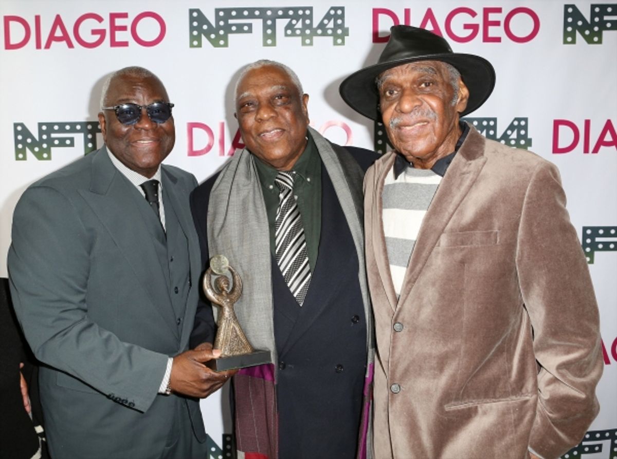 Voza Rivera and Woodie King Jr. and Douglad Turner Ward  at 