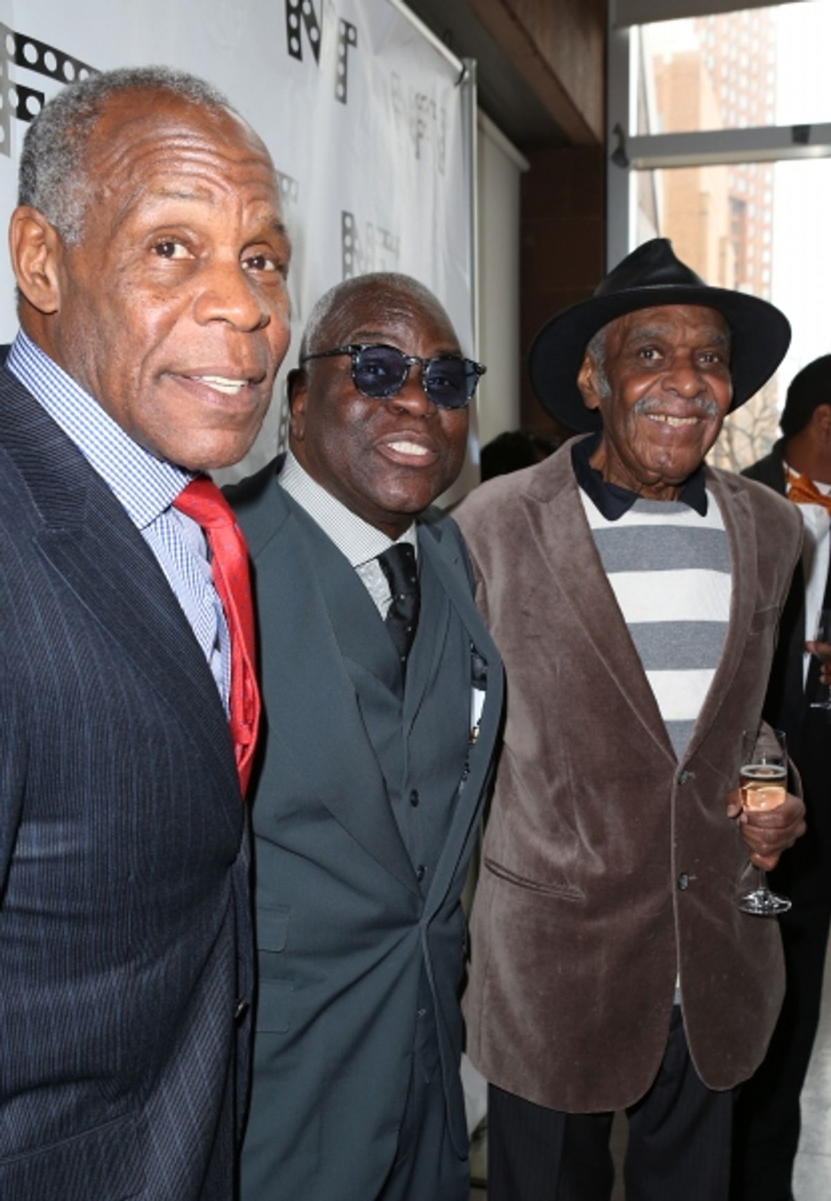Danny Glover, Voza Rivers and Douglas Turner Ward  at 