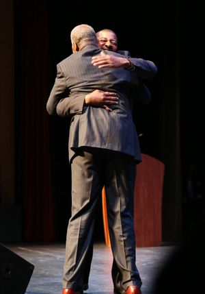 Robert Townsend and Danny Glover @ BroadwayWorld Robert Townsend and Danny Glover Photo