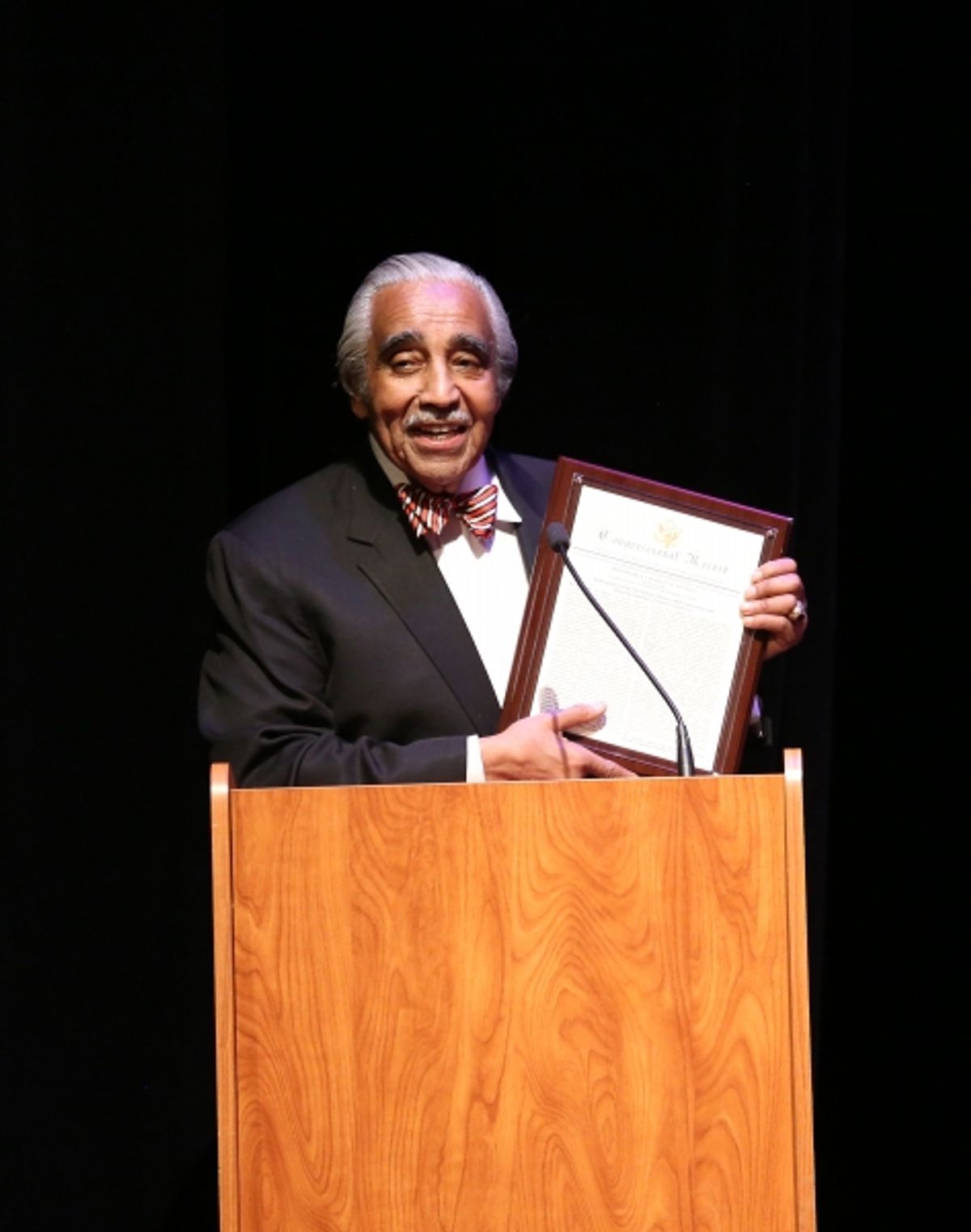 Charles Rangel  at 