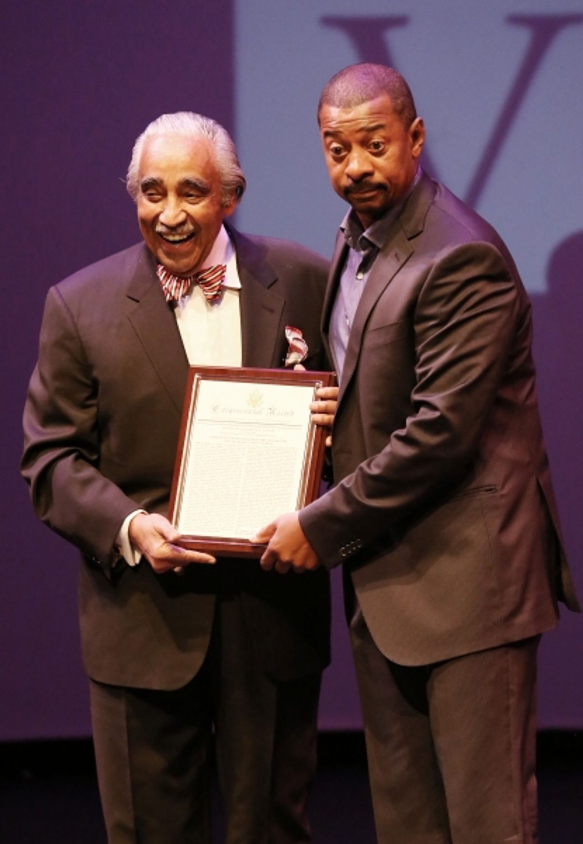 Charles Rangel and Robert Townsend at 