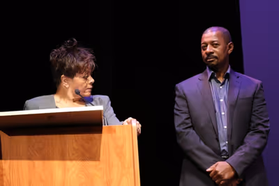 Inez Dickens and Robert Townsend  Photo