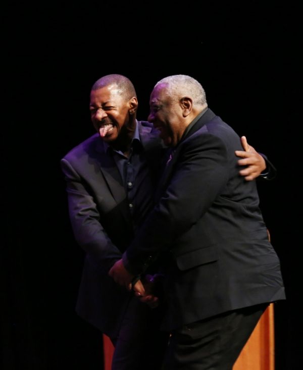 Robert Townsend and Woodie King Jr.  Photo