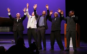Charles Rangel, Jamal Joseph, Robert Townsend, Woodie King Jr. and Voza Rivers @ BroadwayWorld Charles Rangel, Jamal Joseph, Robert Townsend, Woodie King Jr. and Voza Rivers Photo