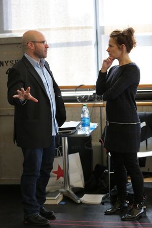 Scott Z. Burns and Lili Taylor Photo