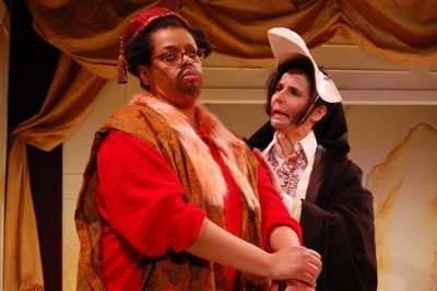 Natalie Lebert (Sir Patient Fancy) and Virginia Baeta (Sir Credulous Easy) Photo
