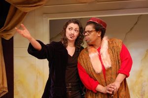 Elisabeth Preston (Wittmore) and Natalie Lebert (Sir Patient Fancy) @ BroadwayWorld Elisabeth Preston (Wittmore) and Natalie Lebert (Sir Patient Fancy) Photo