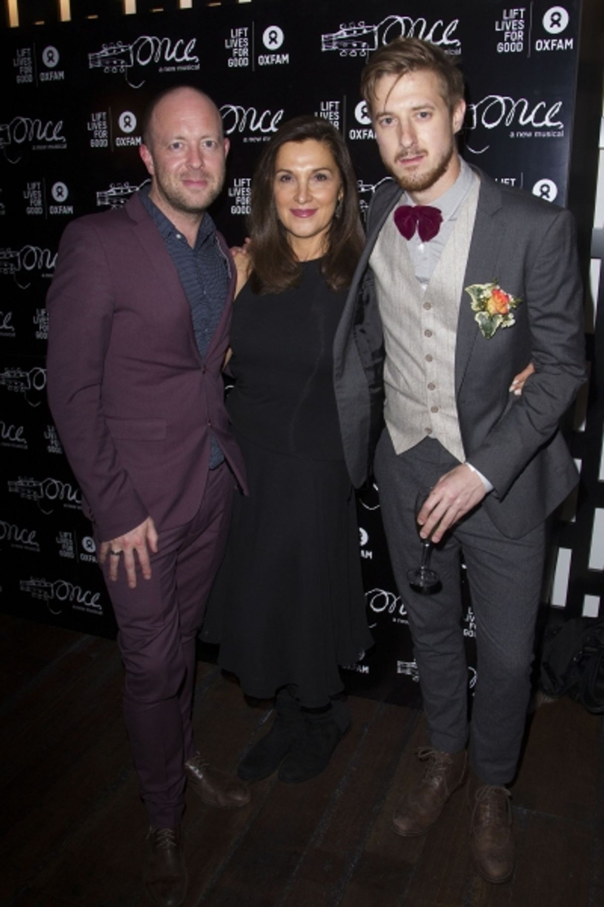 John Tiffany (Director), Barbara Broccoli (Producer) and Arthur Darvill (Guy) at 