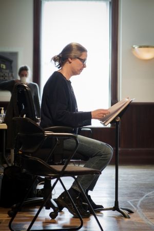 Director and ensemble member Amy Morton  Photo