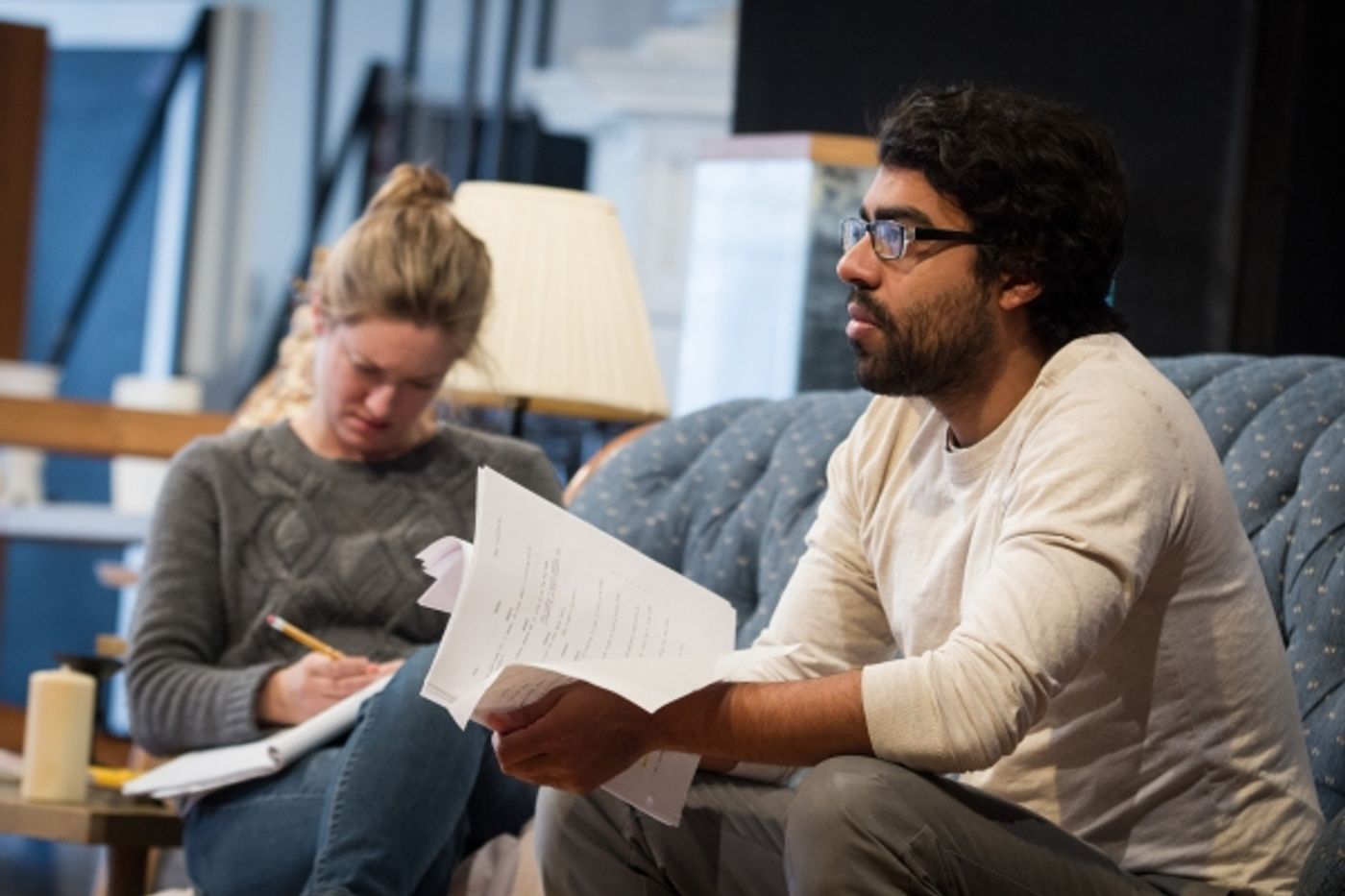 Photo Flash: In Rehearsal with Amy Morton and More in the World Premiere of THE WAY WEST at Steppenwolf Photo Flash: In Rehearsal with Amy Morton and More in the World Premiere of THE WAY WEST at Steppenwolf Image