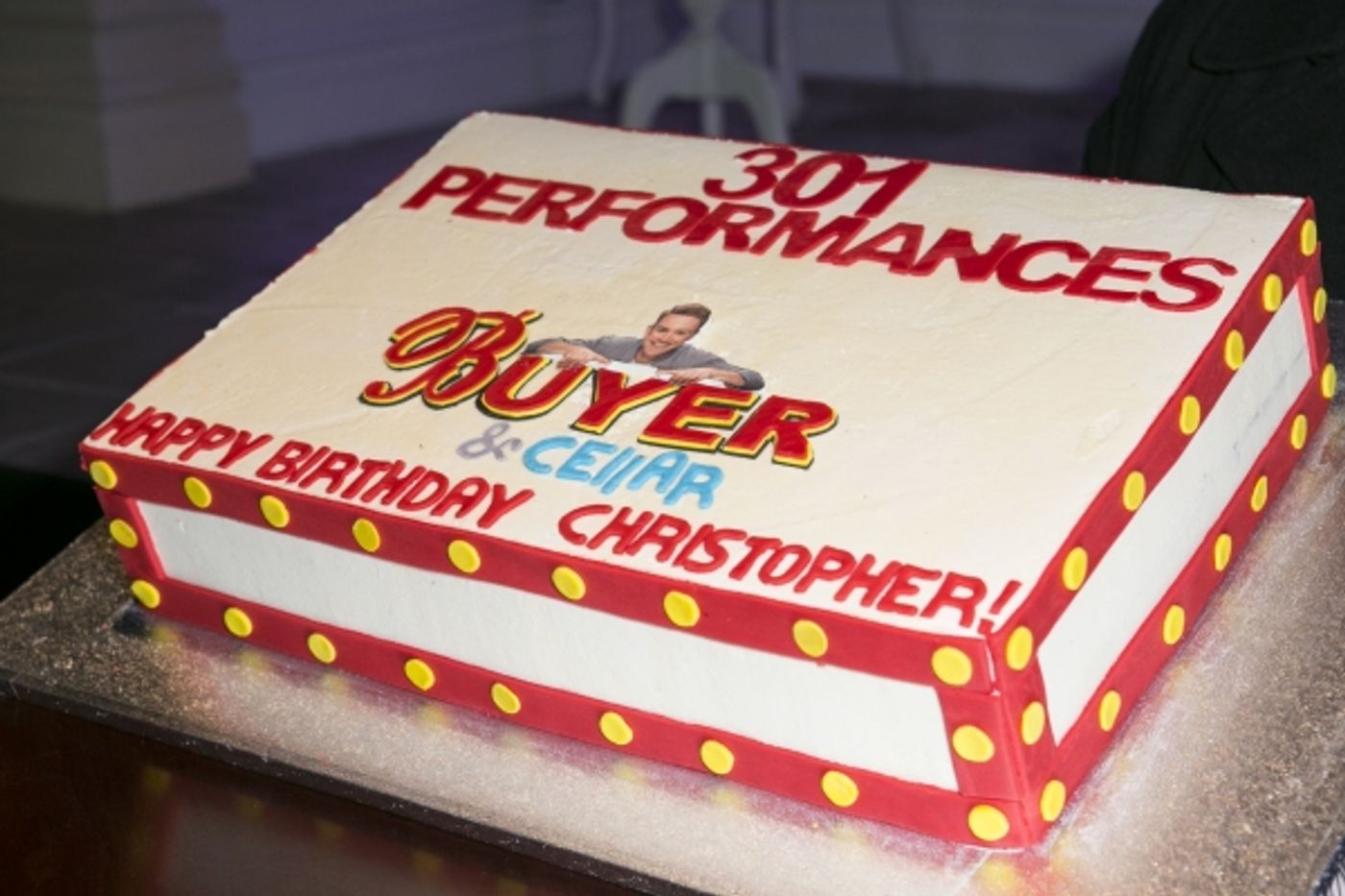 Photo Coverage: Christopher J. Hanke Joins BUYER & CELLAR and Celebrates Birthday!  Image