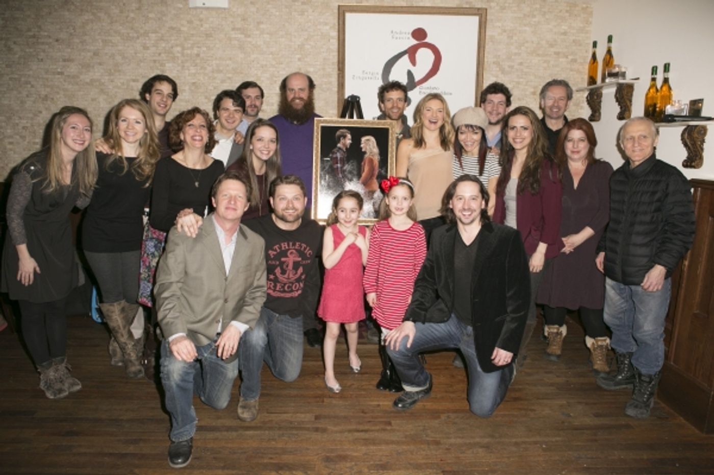 Photo Coverage: ONCE Celebrates 2 Years on Broadway with Portrait at Tony's Di Napoli  Image