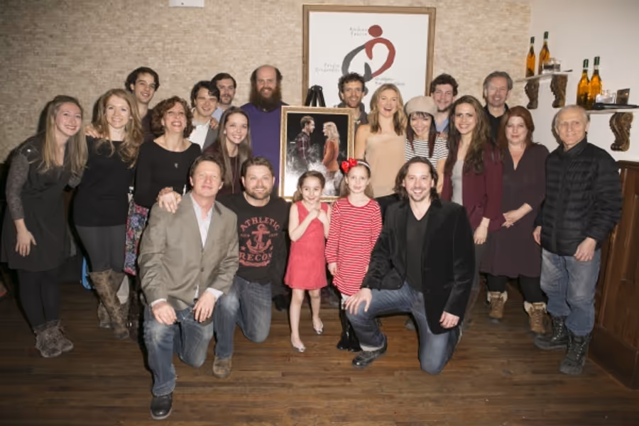 Photo Coverage: ONCE Celebrates 2 Years on Broadway with Portrait at Tony's Di Napoli Image