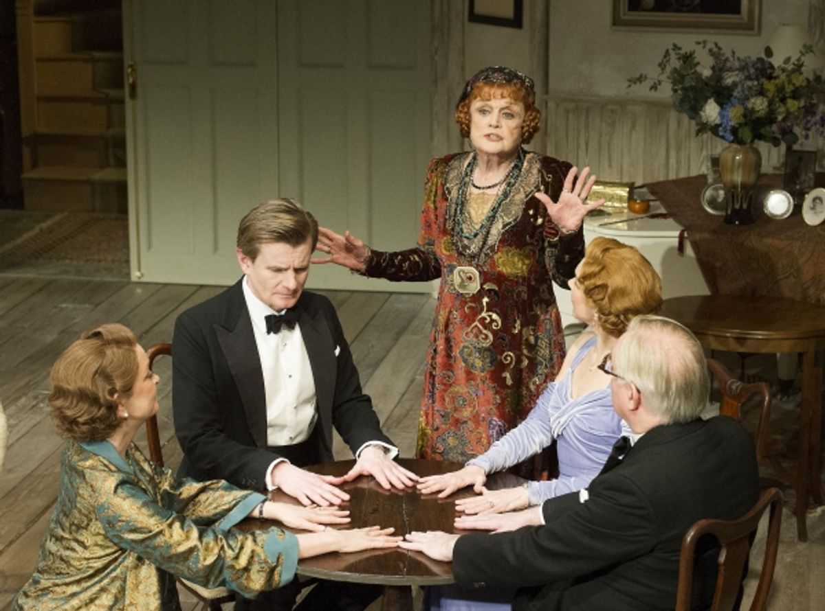 Serena Evans, Charles Edwards, Angela Lansbury, Janie Dee, Simon Jones at 
