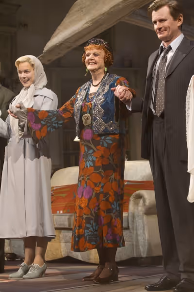 Janie Dee, Angela Lansbury and Charles Edwards Photo