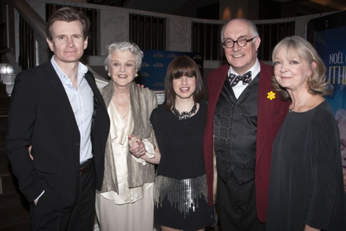 Charles Edwards, Angela Lansbury, Jemima Rooper, Simon Jones and Serena Evans at 
