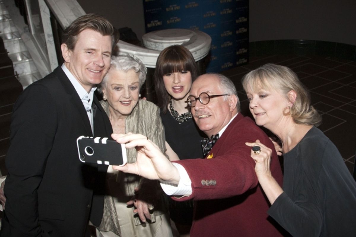Charles Edwards, Angela Lansbury, Jemima Rooper, Simon Jones and Serena Evans at 