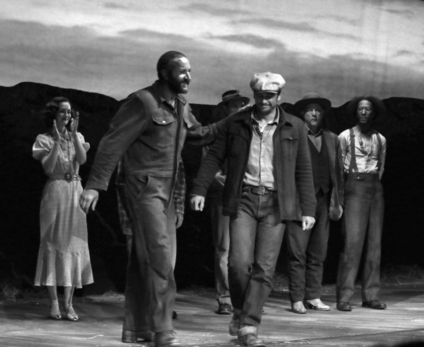 Photo Coverage: James Franco, Chris O'Dowd & Leighton Meester Take First Bows in OF MICE AND MEN Photo Coverage: James Franco, Chris O'Dowd & Leighton Meester Take First Bows in OF MICE AND MEN Image