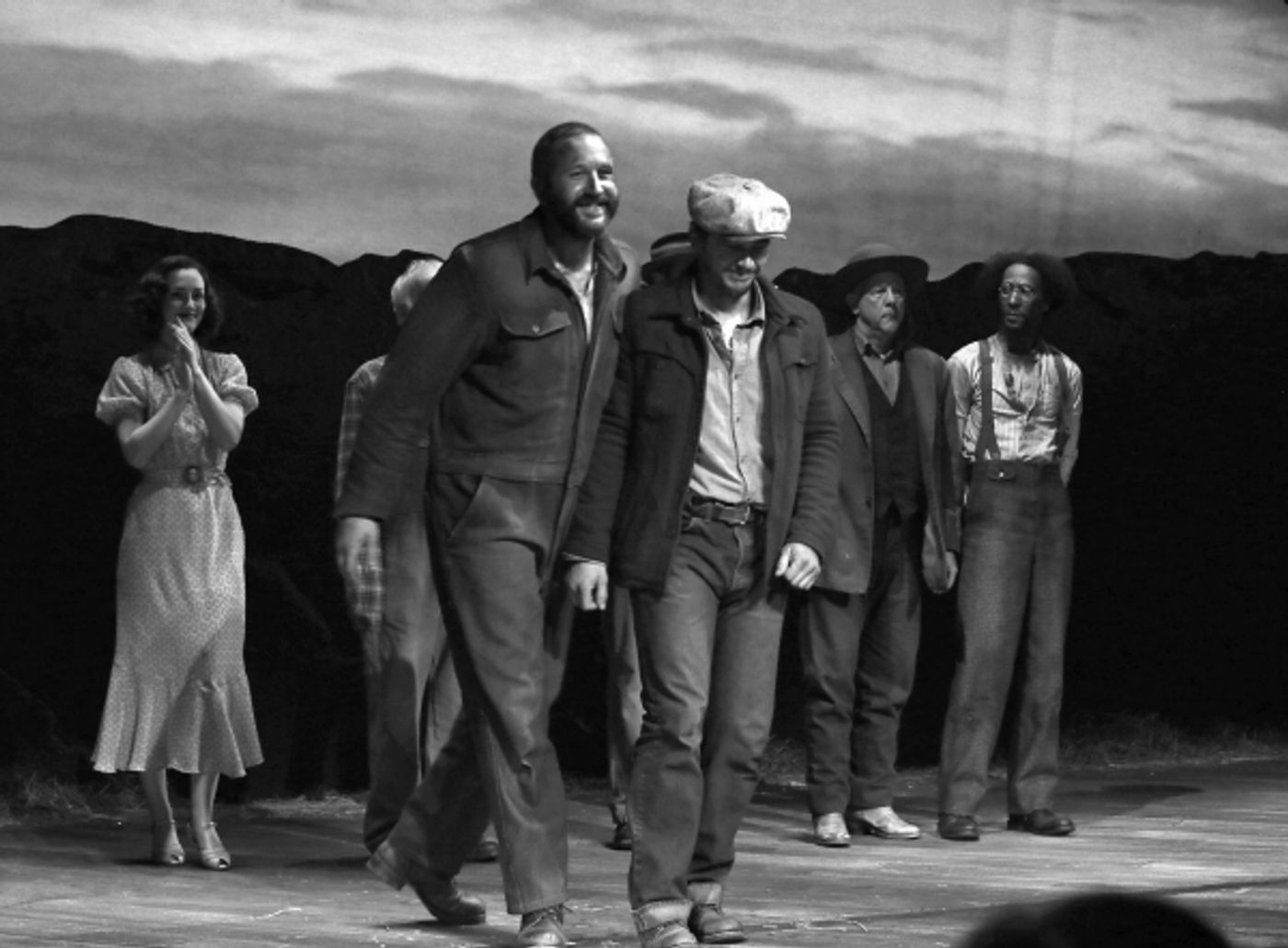Photo Coverage: James Franco, Chris O'Dowd & Leighton Meester Take First Bows in OF MICE AND MEN Photo Coverage: James Franco, Chris O'Dowd & Leighton Meester Take First Bows in OF MICE AND MEN Image