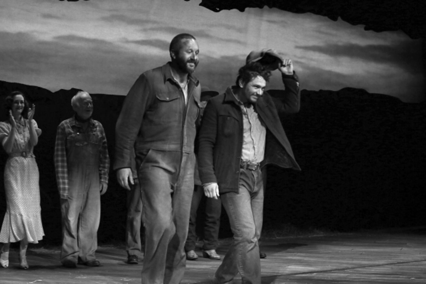 Photo Coverage: James Franco, Chris O'Dowd & Leighton Meester Take First Bows in OF MICE AND MEN Photo Coverage: James Franco, Chris O'Dowd & Leighton Meester Take First Bows in OF MICE AND MEN Image