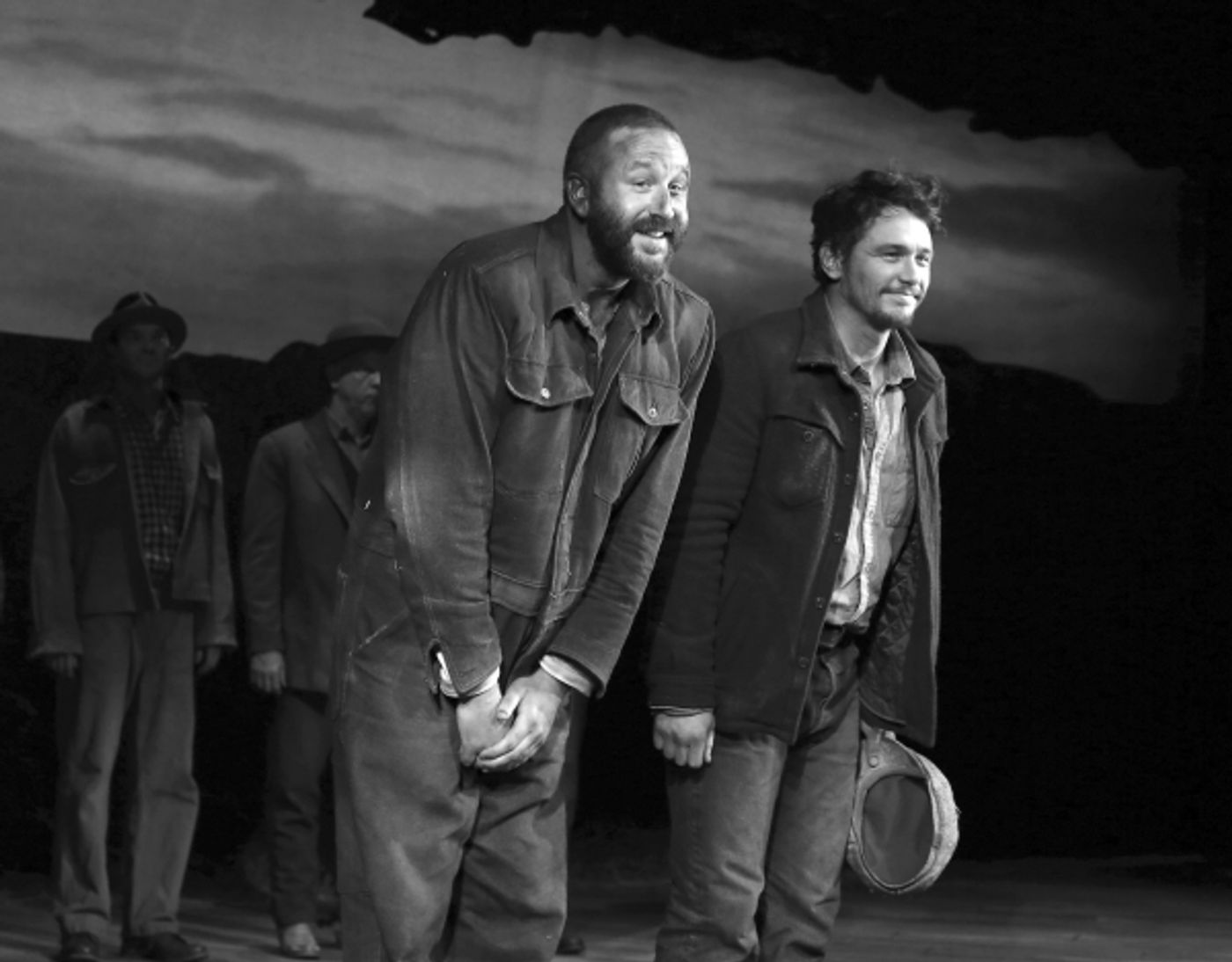 Photo Coverage: James Franco, Chris O'Dowd & Leighton Meester Take First Bows in OF MICE AND MEN  Image