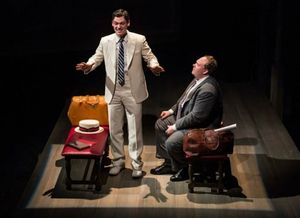 Hollis Bessemer (Robert Lenzi) and Addison (Michael Aaron Lindner) Photo